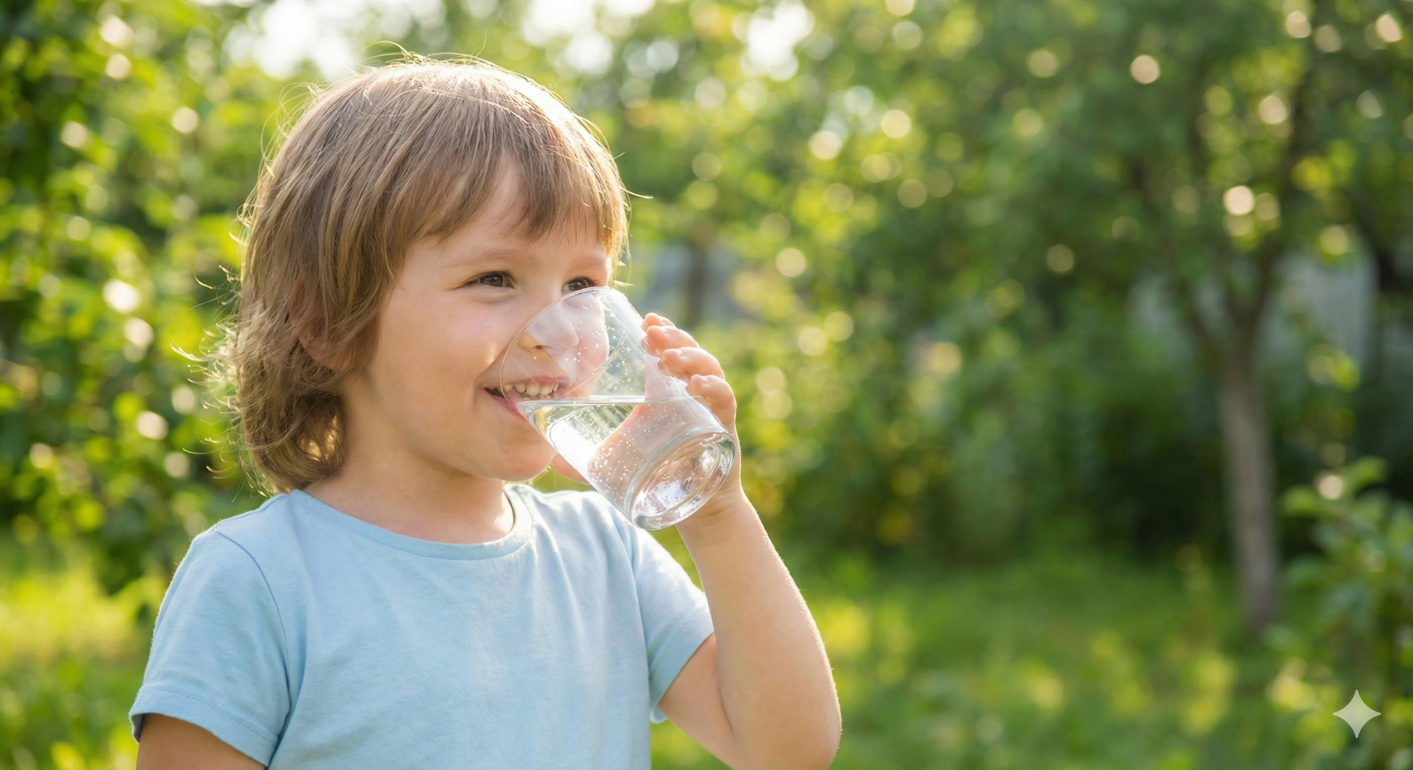 Temiz Su İçen Çocuk